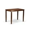 East West Furniture YAT-MAH-H Yarmouth Counter Height Table Finished in Mahogany