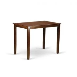 East West Furniture YAT-MAH-H Yarmouth Counter Height Table Finished in Mahogany