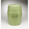AA Importing 59918-GN Ceramic Garden Stool; Matte Green -Kitchen & Dining Furniture Sales Store Unbeatablesale20Inc MPRT129xx650xx970d09