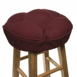 Mr. MJs Trading AG-61303 Bar Stool Cushion; Burgundy