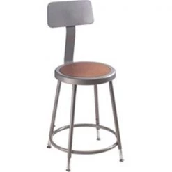 National Public Seating 6200-B Steel Backrest for 6200 & 6300 Series Stools