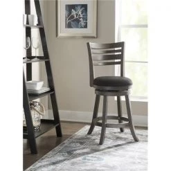 Powell D1097B17CS Tegan Counter Stool; Charcoal