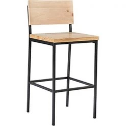 Progressive Furniture A103-43N Bar & Game Room Wood & Metal Counter Stool; Natural