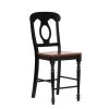 Sunset Trading DLU-B50-BCH-2 Napoleon Chair in Antique Black with Cherry Finish Seats - Set of 2 -Kitchen & Dining Furniture Sales Store Unbeatablesale20Inc SUNFRN4381xx650xx692b73