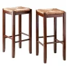 Winsome 94280 Kaden 2 Piece Set Bar Stools Rush Seat -Kitchen & Dining Furniture Sales Store Unbeatablesale20Inc WNSM1552xx650xxb6296a