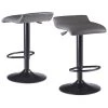 Winsome Wood 16232 34.4 in. Tarah Set Air Lift Adjustable Stool; Black & Gray - 2 Piece -Kitchen & Dining Furniture Sales Store Unbeatablesale20Inc WNSM1645xx650xx94f729