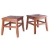 Winsome 33210 Kaya Conductor Stool Set; Teak - 2 Piece -Kitchen & Dining Furniture Sales Store Unbeatablesale20Inc WNSM1714xx650xx6d0853