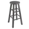 Winsome Wood 16224 24 in. Ivy Counter Stool; Rustic Gray -Kitchen & Dining Furniture Sales Store Unbeatablesale20Inc WNSM1733xx650xx6909fa