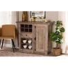 Wholesale Interiors BH-003-Yosemile Oak-Buffet Baxton Studio Albert Modern & Contemporary Farmhouse Rustic Oak Brown Finished Wood 1-Door Dining Room Sideboard Buffet -Kitchen & Dining Furniture Sales Store Unbeatablesale20Inc WSINT16598xx650xxe3bca1