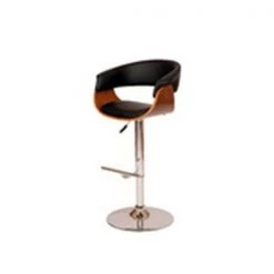 Armenartfurniture Armen Art Furniture LCPASWBABLWA Paris Swivel Barstool In Black PU