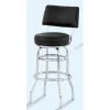 Alston Quality 4210-30-BLK Padded Back Double Ring Bar Stool Black -Kitchen & Dining Furniture Sales Store Unbeatablesale20Inc astqt167xx650xxb0c658
