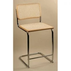 Alston Quality 5-33-24-Natural 24 in. Breuer Counter Stool