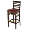 Alston Quality 3637-30 UP-CHY-Burgundy 30 in. Diana Bar Stool With Upholstered Seat Cherry Frame -Kitchen & Dining Furniture Sales Store Unbeatablesale20Inc astqt739xx650xxb09e26