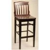 Alston Quality 3641-30-BLK Schoolhouse Bar Stool 30 in. H Frame -Kitchen & Dining Furniture Sales Store Unbeatablesale20Inc astqt781xx650xx4bd076