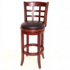 Boraam Industries Inc Boraam 41229 Kyoto 29 Inch Swivel Bar Stool - Cherry Finish