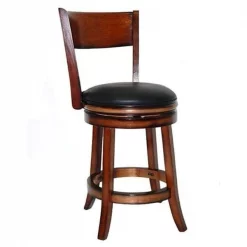 Boraam Industries Inc Boraam 43124 Palmetto 24 Inch Bar Stool - Chestnut Finish