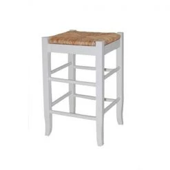 Boraam Industries Inc Boraam 94329 Rush Seat Stool - 29 Inch - White