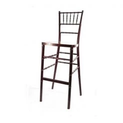 American Classic BB-101-RM Mahogany-Wood Chiavari Barstool Mahogany Red
