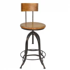 Carolina Chair & Table Company Carolina Chair and Table CF1525WB Adjustable Ryder Stool with Back