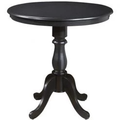 Carolina Chair & Table Company Carolina Chair & Table 3636B-AB Fairview Round Pedestal Bar Table; Antique Black - 36 in.