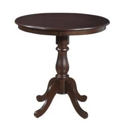 Carolina Chair & Table Company Carolina Chair & Table 3636B-ESP Fairview Round Pedestal Bar Table; Espresso - 36 in.
