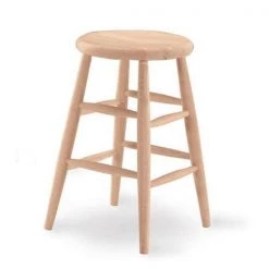 International Concepts 1S-824 24 in. H Scooped Seat Stool