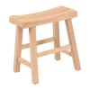 Fine-Line Saddle seat stool - 18 in. sh Unfiinished -Kitchen & Dining Furniture Sales Store Unbeatablesale20Inc intc505xx650xxc66143