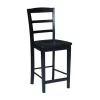 Concept International Intenational Concepts S46-402 Madrid Counterheight Stool - 24 in. SH Black -Kitchen & Dining Furniture Sales Store Unbeatablesale20Inc intc564xx650xx36393c