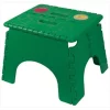 B&R PLASTICS 1016FG Ez Foldz Step Stool; Forest Green