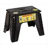 B&R PLASTICS 1036BK Ez Foldz Step Stool; 12 In. - Black -Kitchen & Dining Furniture Sales Store Unbeatablesale20Inc ksao17658xx650xxe5af72