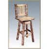 Montana Woodworks MWGCBSWSNR Glacier Country Barstool with Back & Swivel -Kitchen & Dining Furniture Sales Store Unbeatablesale20Inc mtww725xx650xx191401