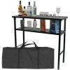 Trademark Poker Deluxe Metal Portable Bar Table with Carrying Case -Kitchen & Dining Furniture Sales Store Unbeatablesale20Inc poker11762xx650xx86002f