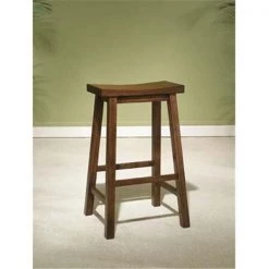 Powell 455-431 Honey Brown Bar Stool 29 Seat Height