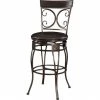 Powell 938-851 Big and Tall Back to Back Scroll Barstool - Black -Kitchen & Dining Furniture Sales Store Unbeatablesale20Inc powl963xx650xx4f4db6