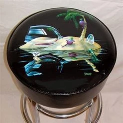 Petro Enterprises GODBS-08 Lost In Paradise Bar Stool