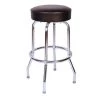 Richardson Seating Corp 1950BLK 1950- 30 in. Floridian Swivel Bar Stool; Black - Chrome -Kitchen & Dining Furniture Sales Store Unbeatablesale20Inc rdsc011xx650xx369c0c