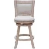 Boraam 76624 24 in. Melrose Counter Stool White wash Wire; brush and Ivory -Kitchen & Dining Furniture Sales Store Unbeatablesale20Inc rtl168943xx650xx5c450a