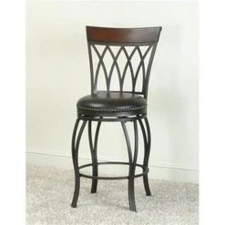 Sunset Trading 24" Victoria Highback Swivel Barstool