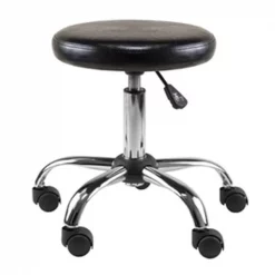 Convenience Concepts Clark Round Cushion Swivel Stool with adjustable height
