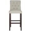 Safavieh FOX6210D-SET2 Norah Barstool; Light Grey - 44 x 20 x 19 in. -Kitchen & Dining Furniture Sales Store Unbeatablesale20Inc sfvh69574xx650xx40a5d3
