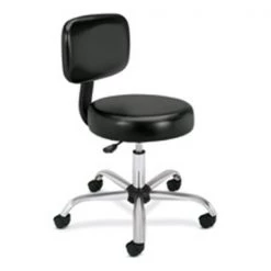 The Hon Company HON Company HONMTS11EA11 Medical Exam Stool- Adjustable Height- 24-.25in.x27.25in.x36in.- BK