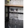 Trinity TWE-1101 30 in. Chrome Swivel Barstool; Black -Kitchen & Dining Furniture Sales Store Unbeatablesale20Inc tnti030xx650xx99557e
