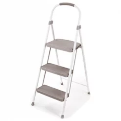 World Kitchen 205045 3 Steel Lightweight Step Stool; 225 lbs