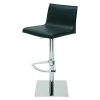 Nuevo Black Colter Adjustable Stool