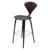 Nuevo Dark Wlnt American Walnut Satine Bar Stool