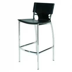 Nuevo Black Lisbon Counter Stool