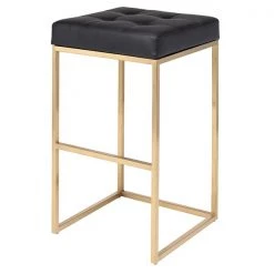 Nuevo Black Chi Bar Stool