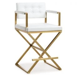 Tov Furniture Director Steel Counter Stool