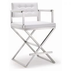 Tov Furniture Director Steel Counter Stool