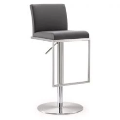 Tov Furniture Amalfi Steel Adjustable Barstool